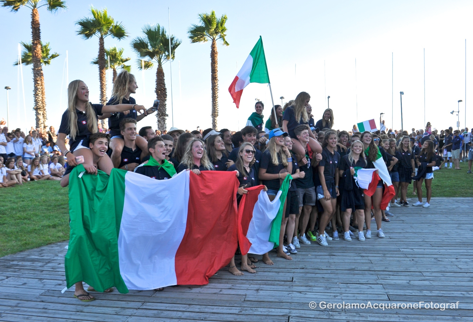 Host nation, Italy, feature largest team