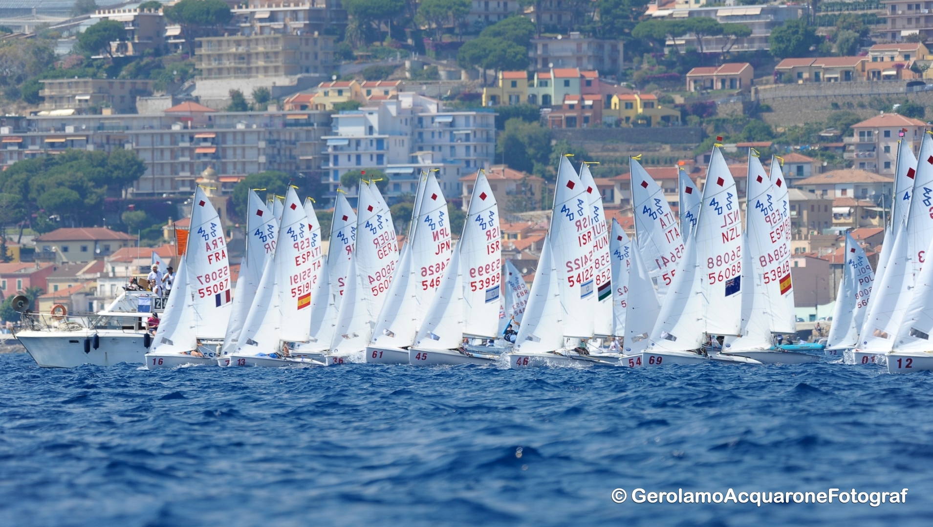 Racing on day 2 at 2016 420 World Championships