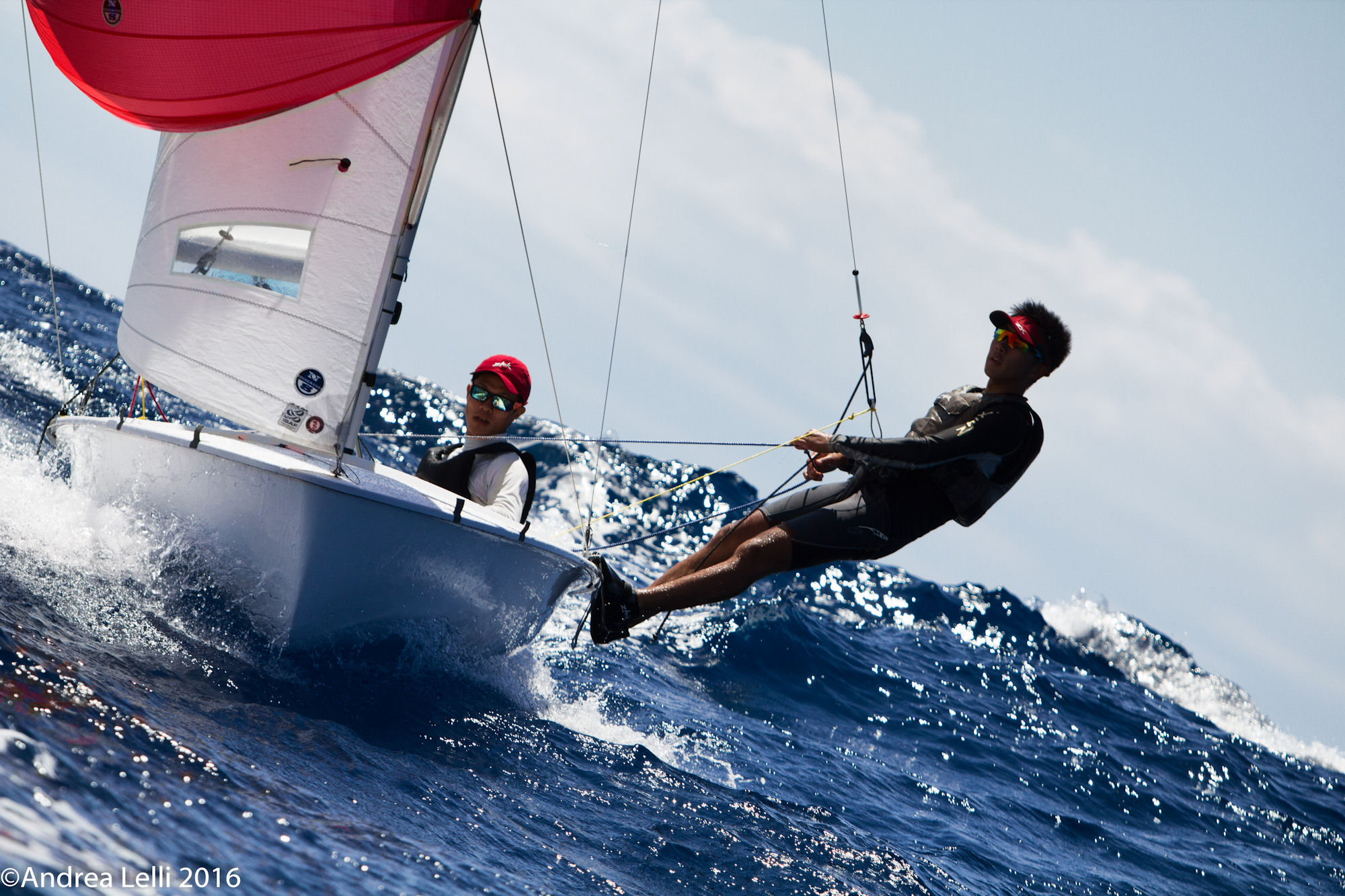 Racing on final day at 420 Worlds